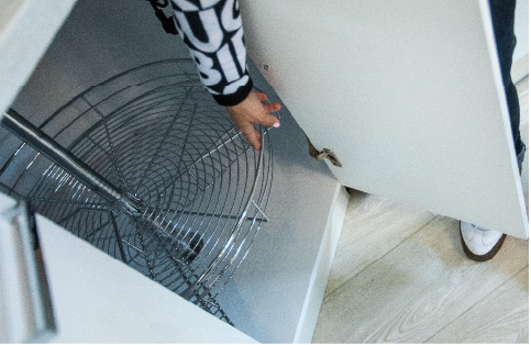 Terék Bútorszalon és Konyhastúdió - Nagykáta - Beépített tároló az Antónia konyhabútorban